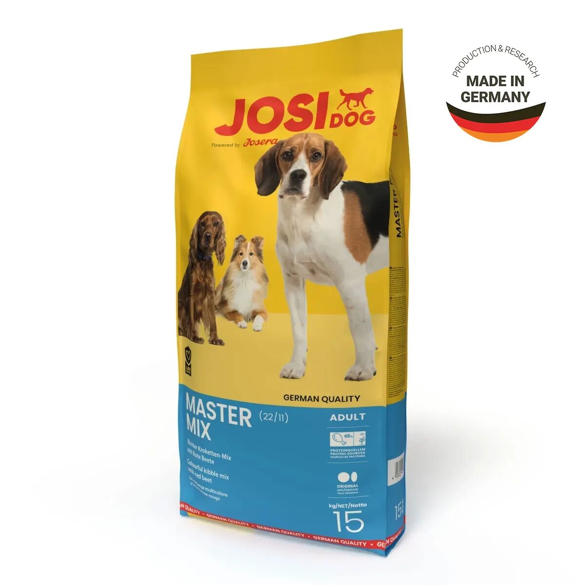 JOSIDOG Master Mix XS-XL Pasăre hrană uscată câini 15kg
