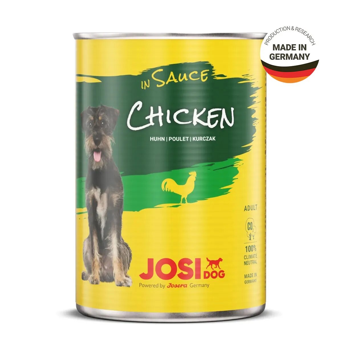 JOSIDOG Pui conservă hrană umedă câini (în sos) 415g x 12