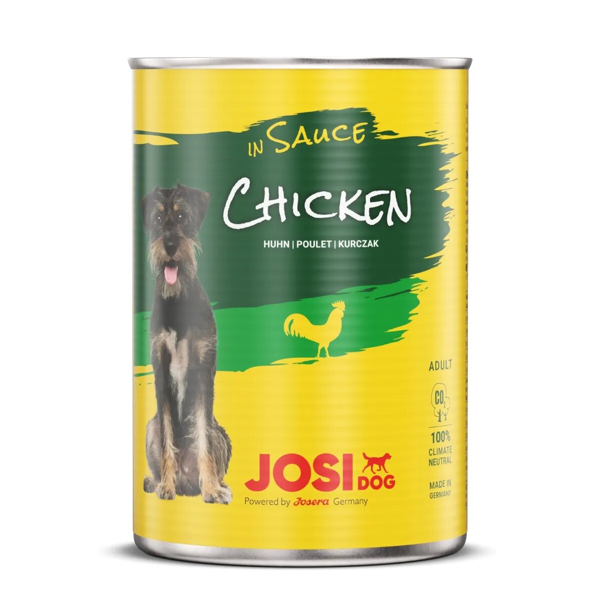 JOSIDOG Pui conservă hrană umedă câini (în sos) 415g x 12