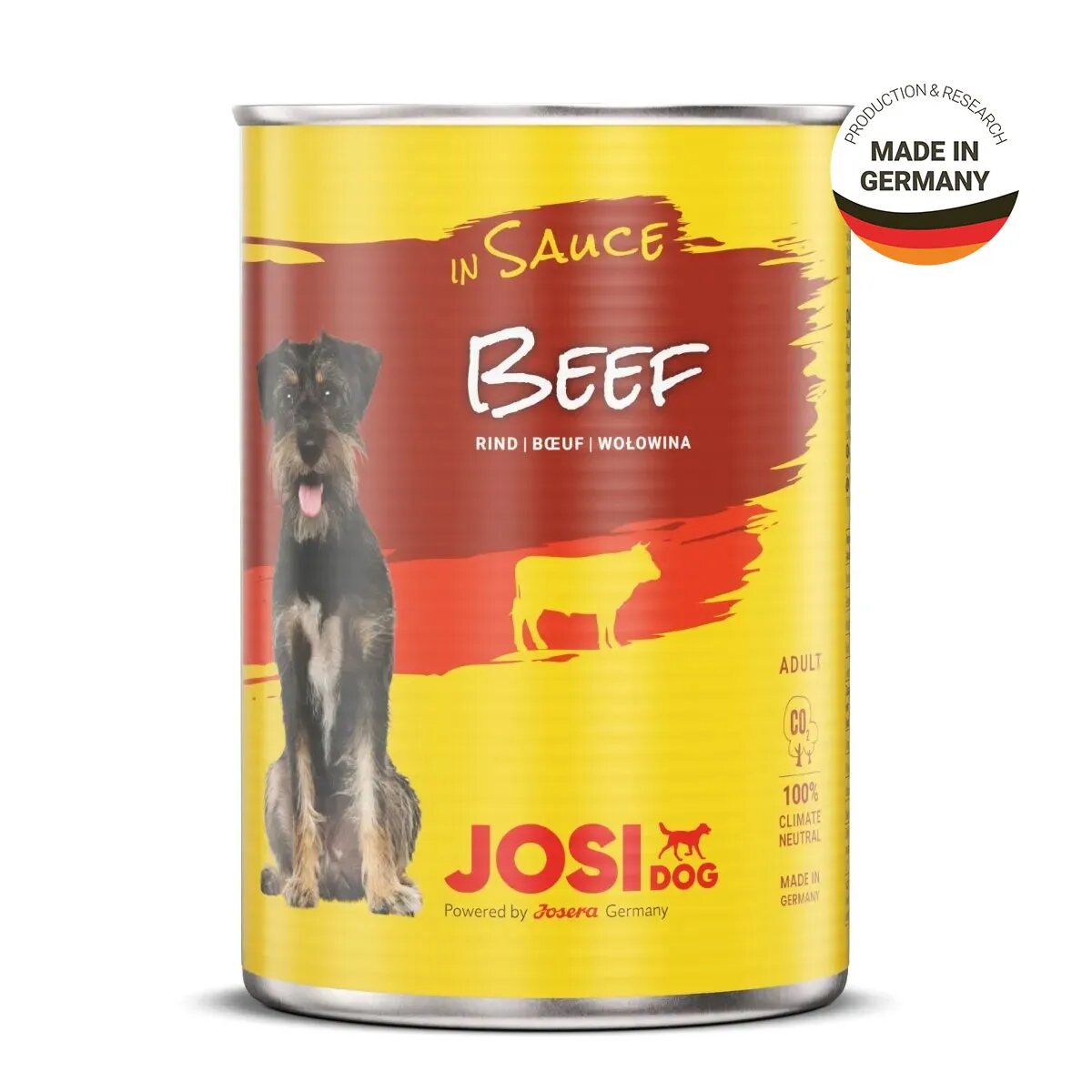 JOSIDOG Vită conservă hrană umedă câini (în sos) 415g x 12