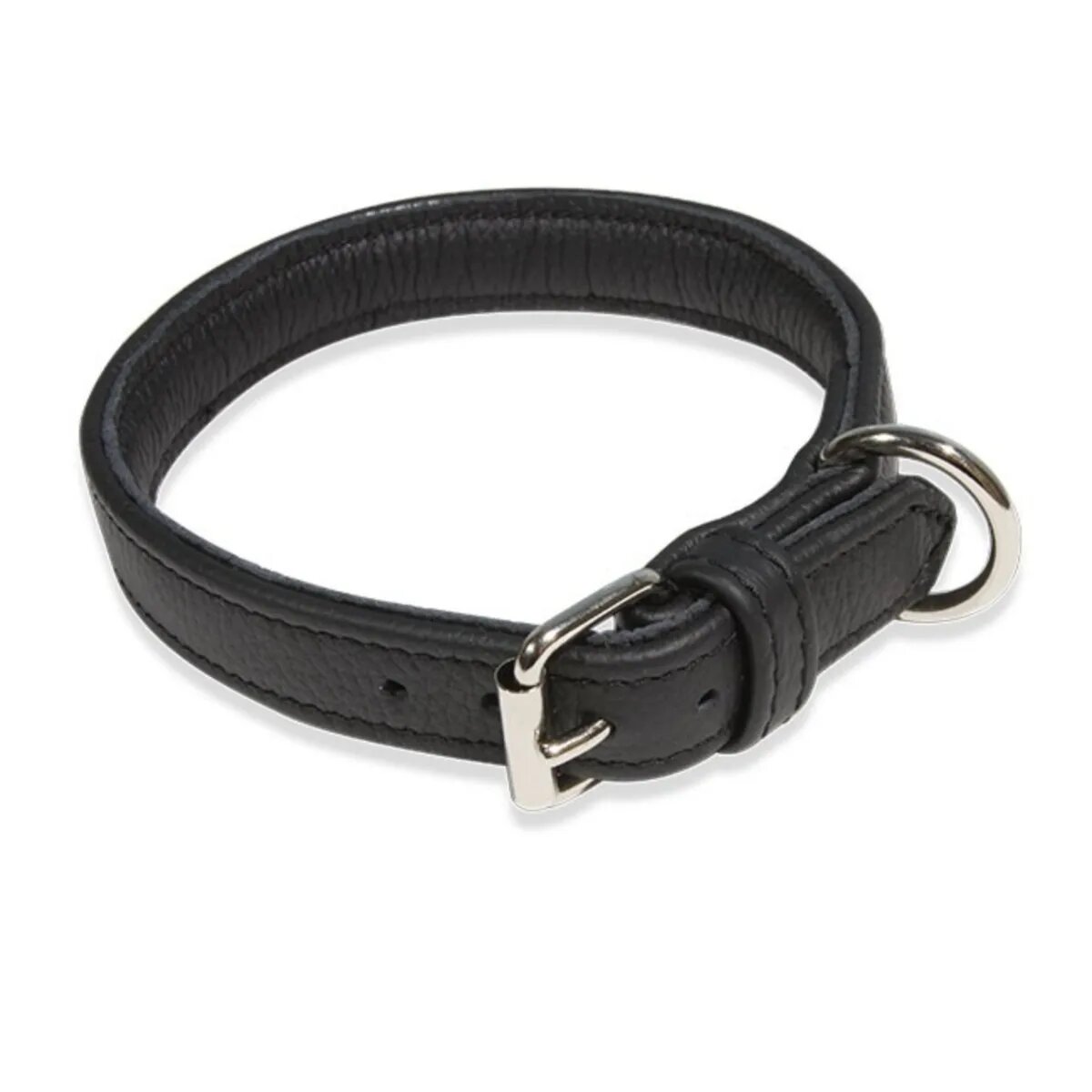 Julius-K9 ECO leather zgardă ajustabilă câini piele negru ECO leather zgardă ajustabilă câini piele 40mm x 70cm negru