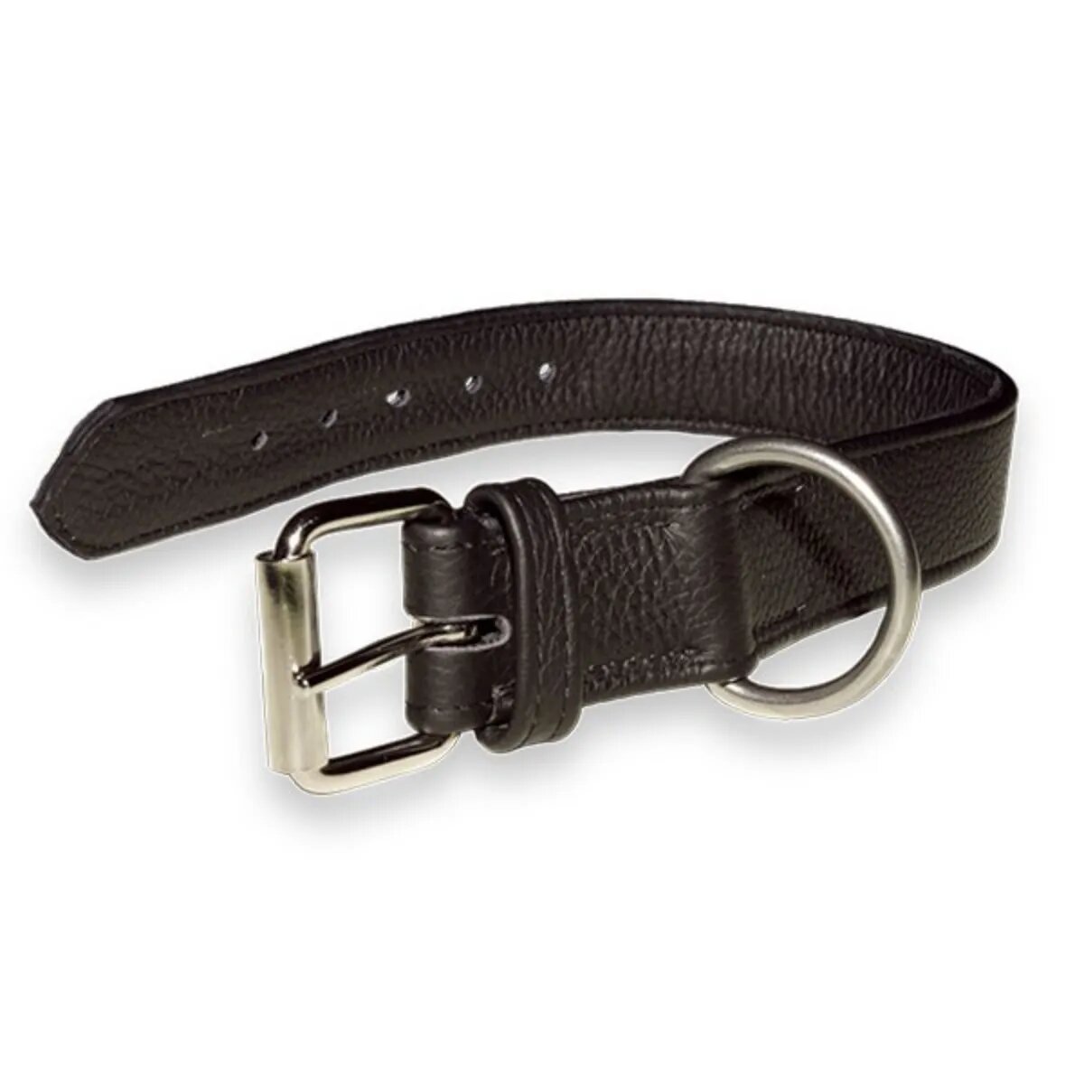 Julius-K9 ECO leather zgardă ajustabilă câini piele negru ECO leather zgardă ajustabilă câini piele 40mm x 70cm negru