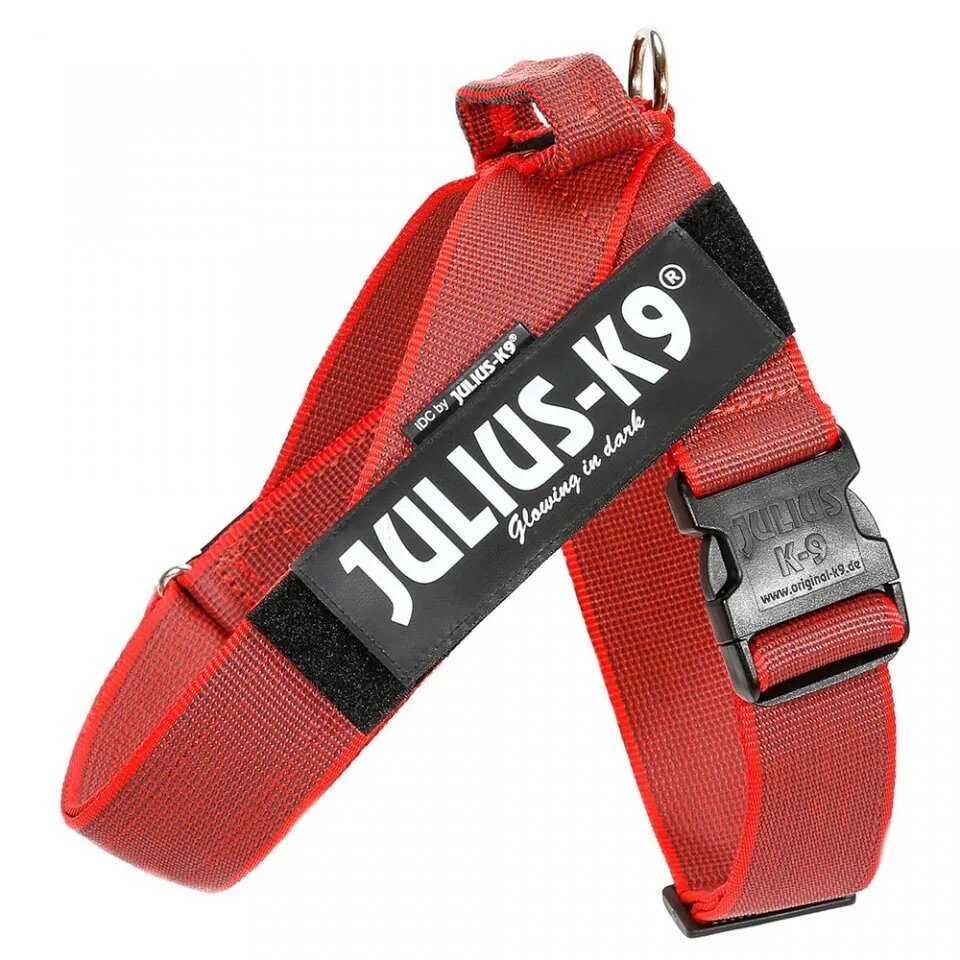 Julius-K9 IDC Color & Gray ham bandă câini M 14-25kg roşu