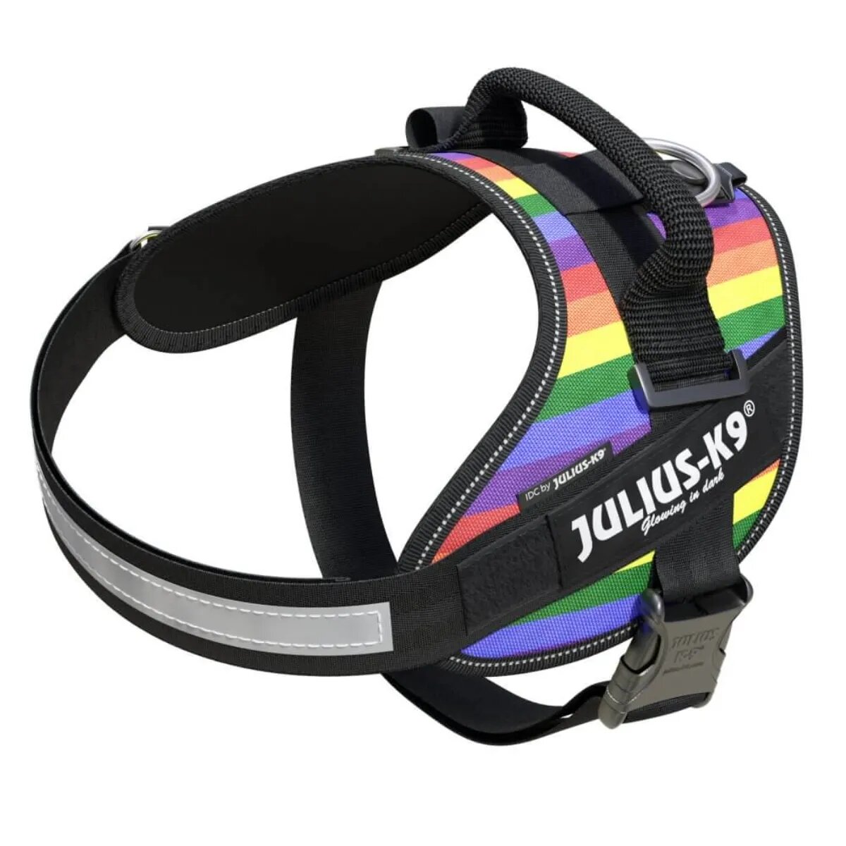 Julius-K9 IDC Power Patterned ham câini IDC Power ham câini L 23-30kg curcubeu