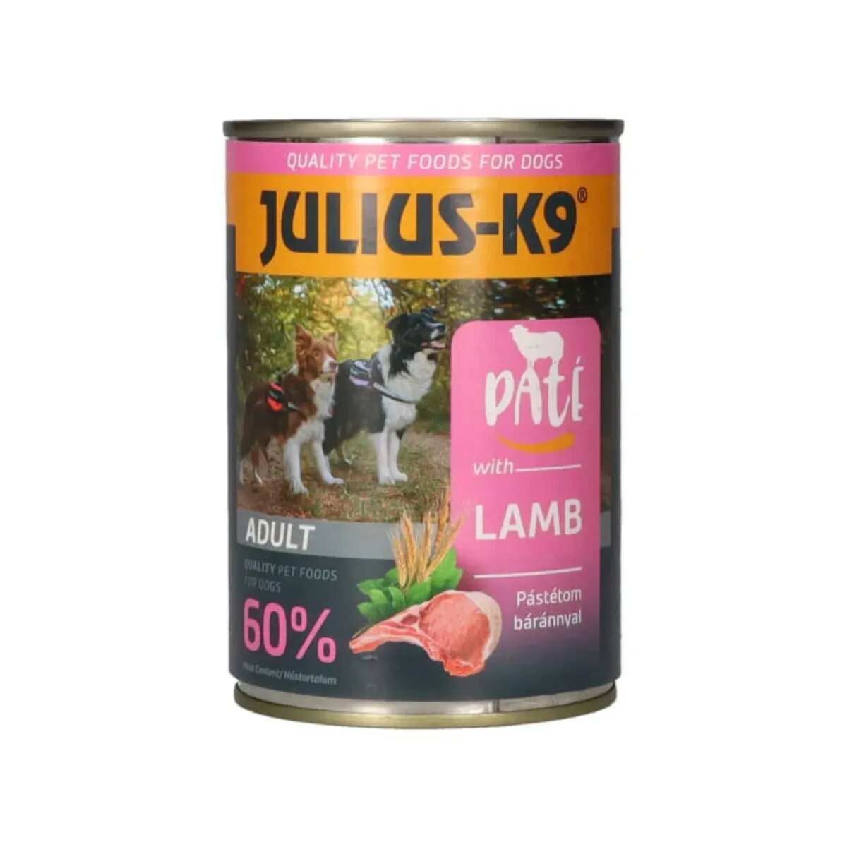 Julius-K9 XS-XL Miel conservă hrană umedă câini (pate) 400g