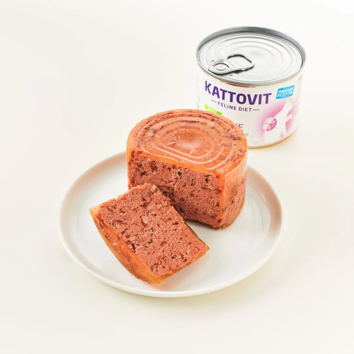 Kattovit Sensitive Pui dietă veterinară conservă hrană umedă fără cereale pisici alergii (în aspic) bax 185g x 12buc