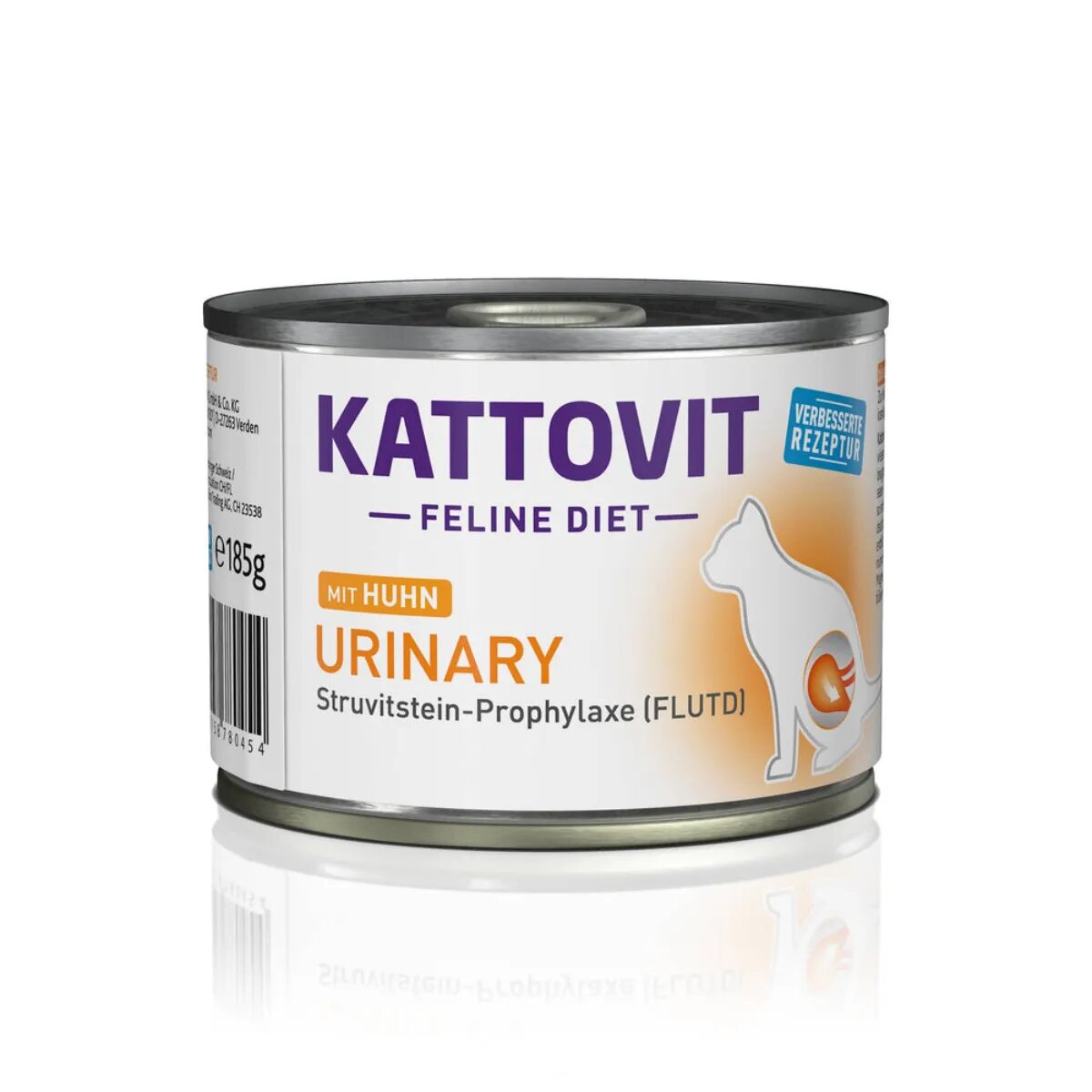 Kattovit Urinary Pui dietă veterinară conservă hrană umedă pisici sistem urinar (în aspic) bax 185g x 12buc