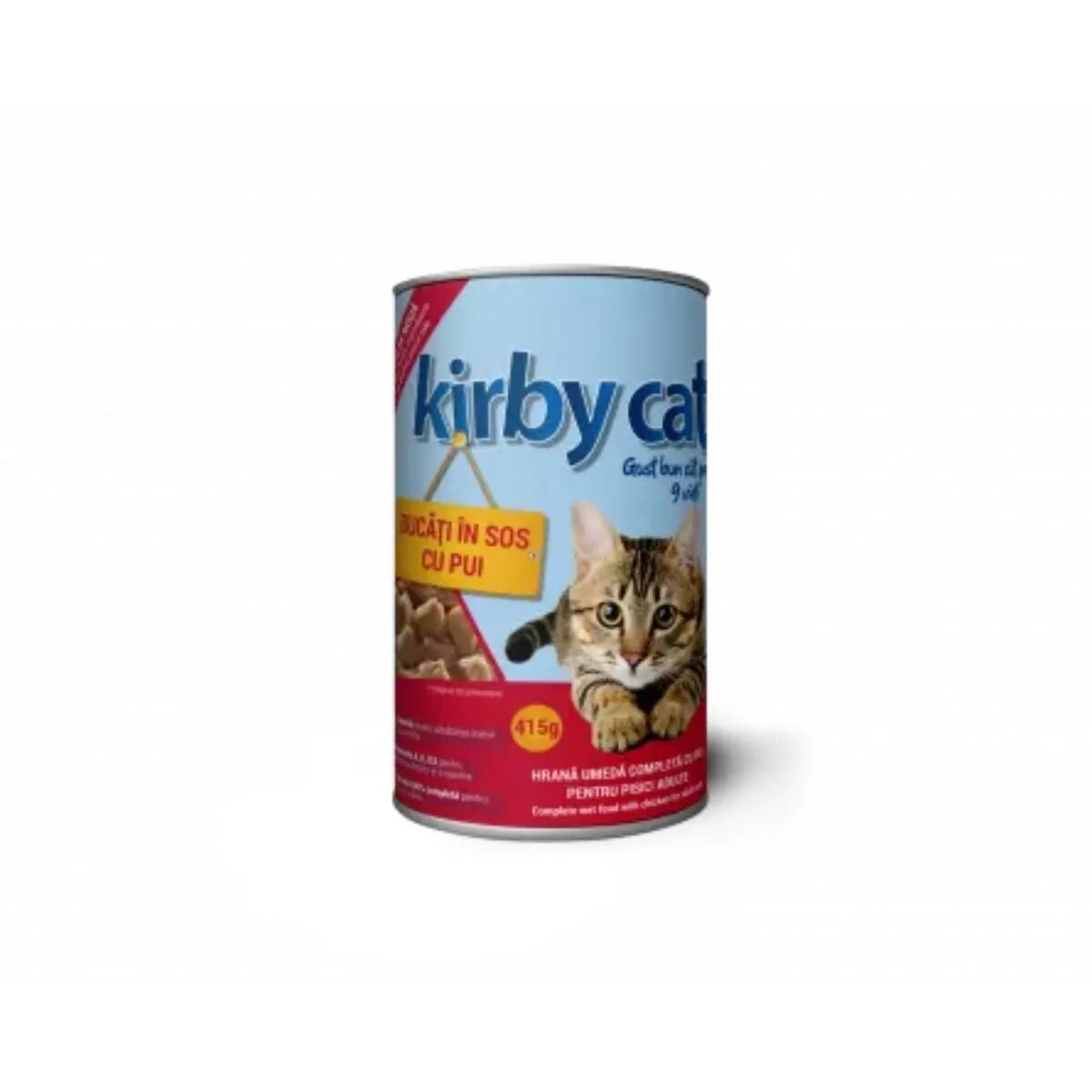 Kirby Cat Pui conservă hrană umedă pisici (în sos) 415g