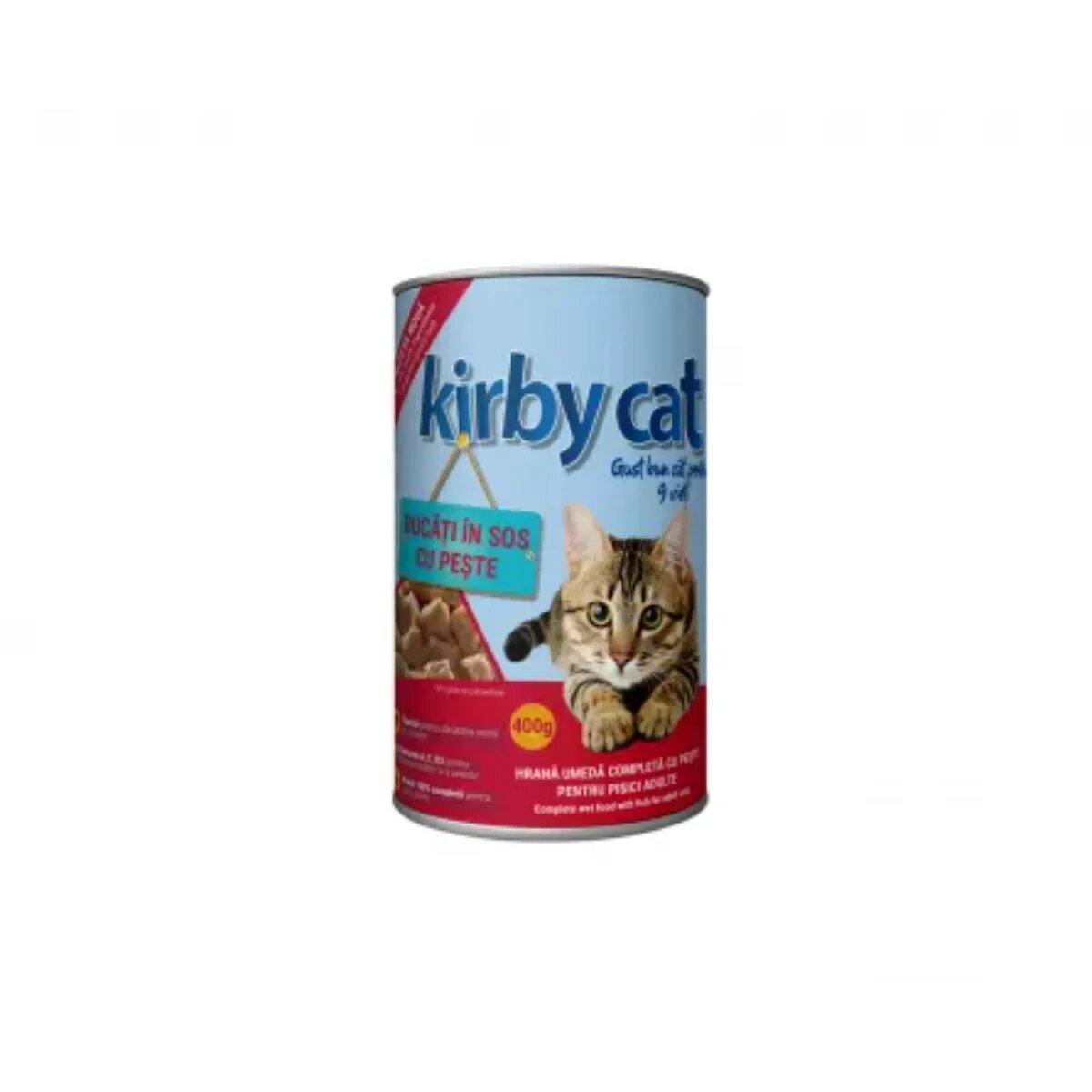 Kirby Cat Somon conservă hrană umedă pisici (în sos) 400g