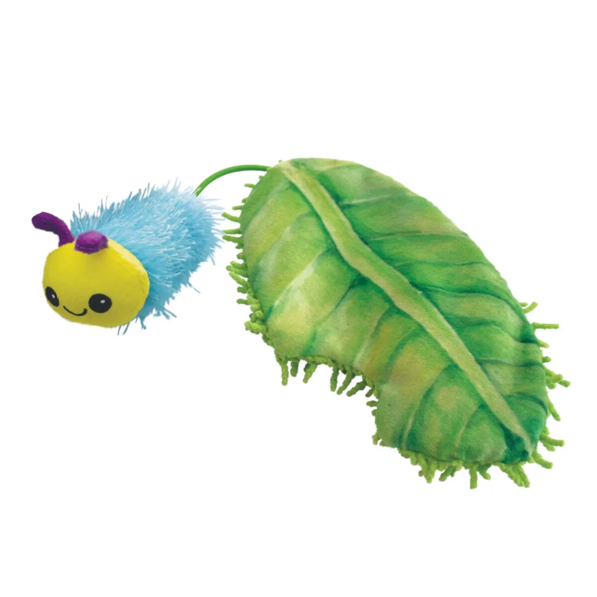 Kong Flingaroo Caterpillar jucărie stimulare pândă pisici catnip textil multicolor 1buc