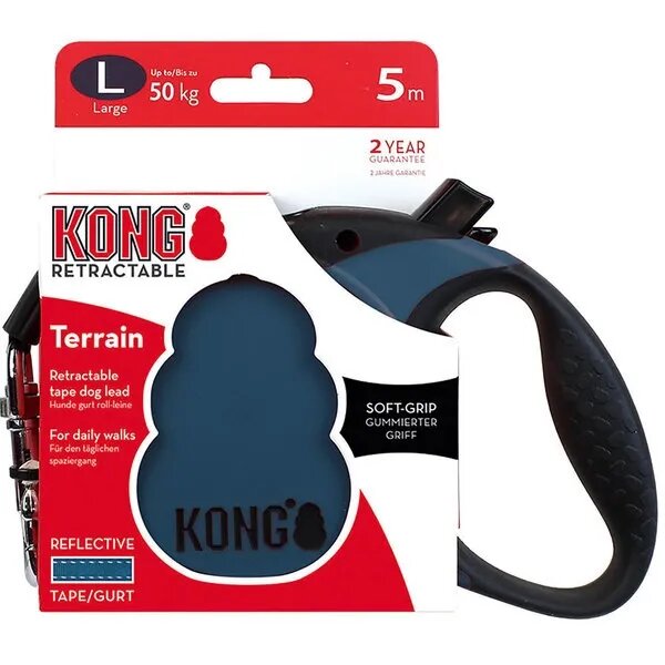 Kong Lesa Retractabila Terrain L 5m-50 Kg Albastru