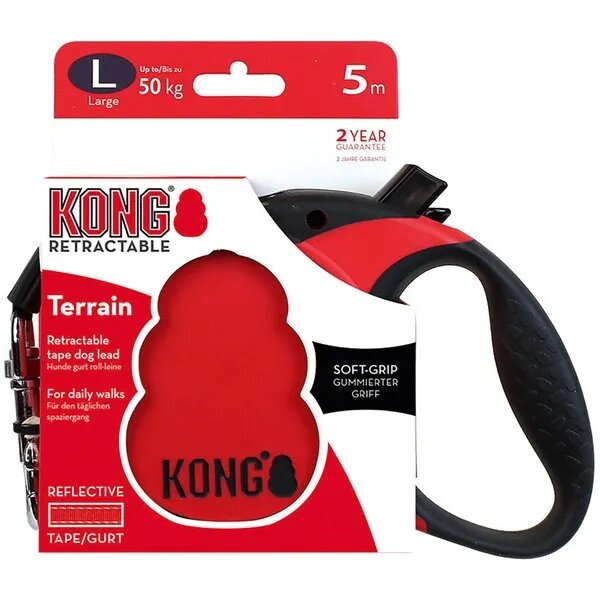 Kong Lesa Retractabila Terrain L 5m-50 Kg Rosu
