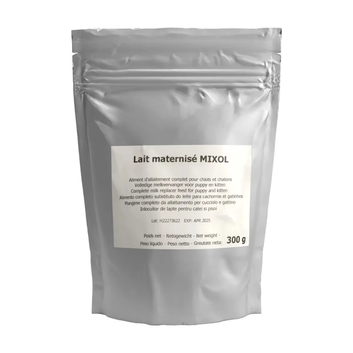 LAB MOUREAU MIXOL lapte maternal cu Kit biberon și tetină cutie înlocuitor lapte matern câini și pisici 300g