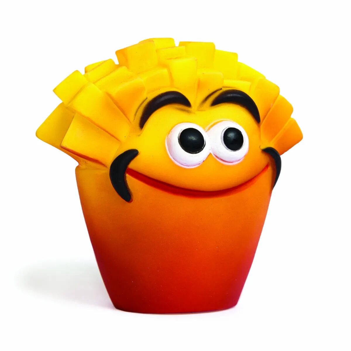 Leopet Cartofi Prăjiți jucărie de ros câini S-M vinil dentiție activități fizice multicolor 10 x 7 x 10 cm