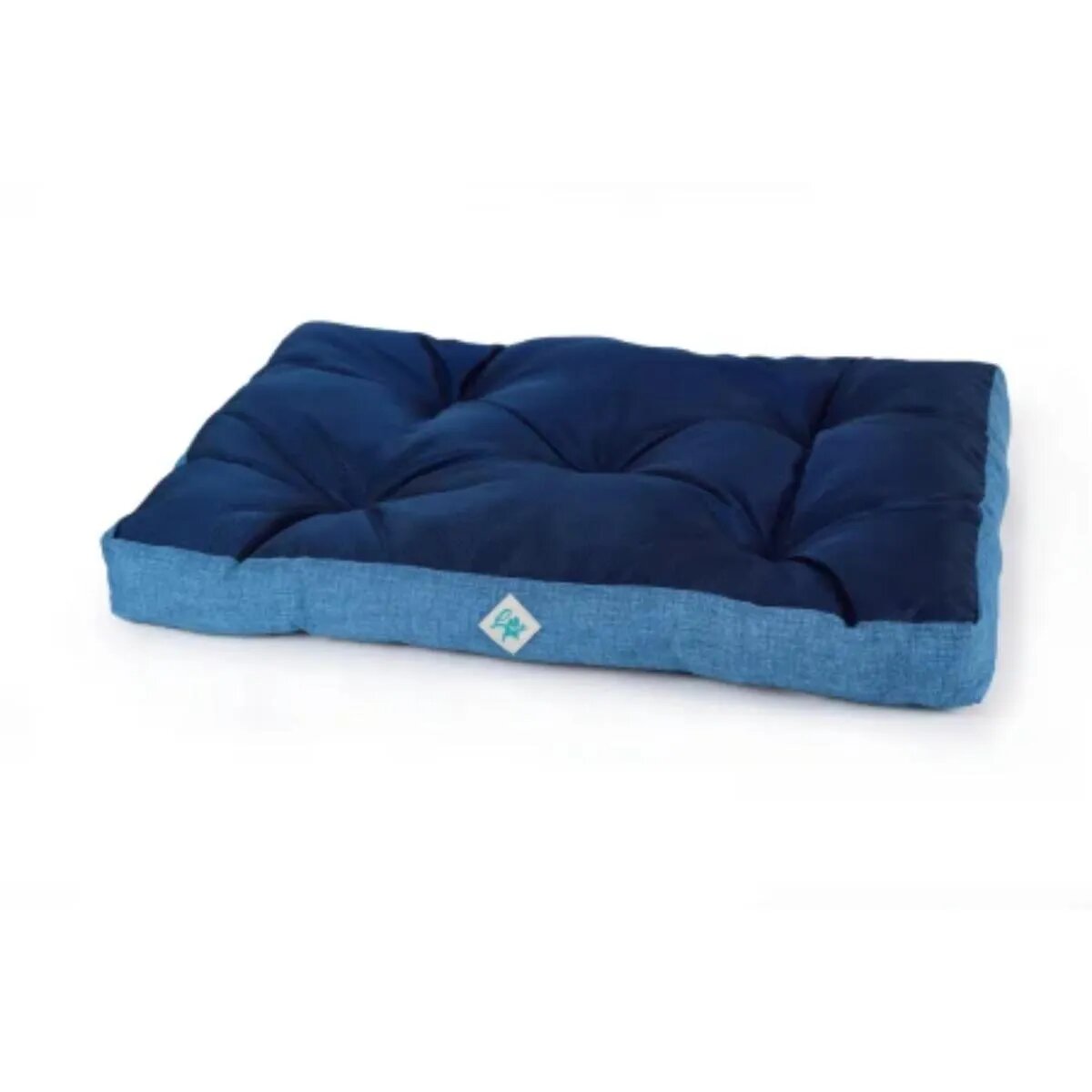 Leopet saltea dreptunghiulara câini poliester oxford rezistent la apă albastru 90x65x10cm