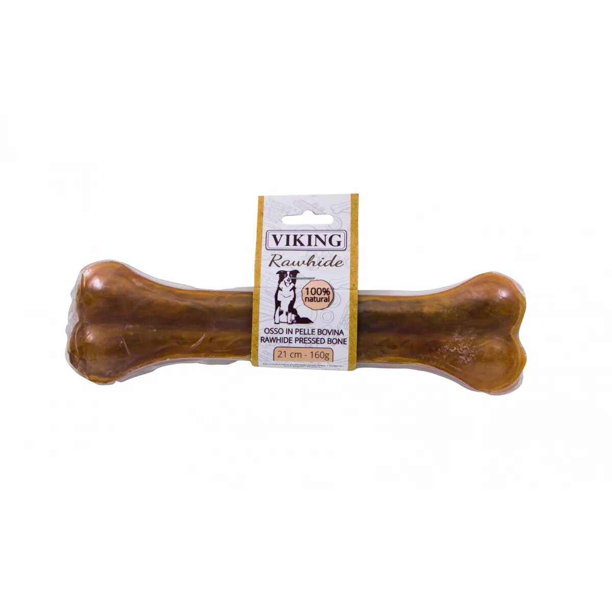 Leopet Viking Os Piele Presata L Vită punguță recompense fără cereale câini 280g