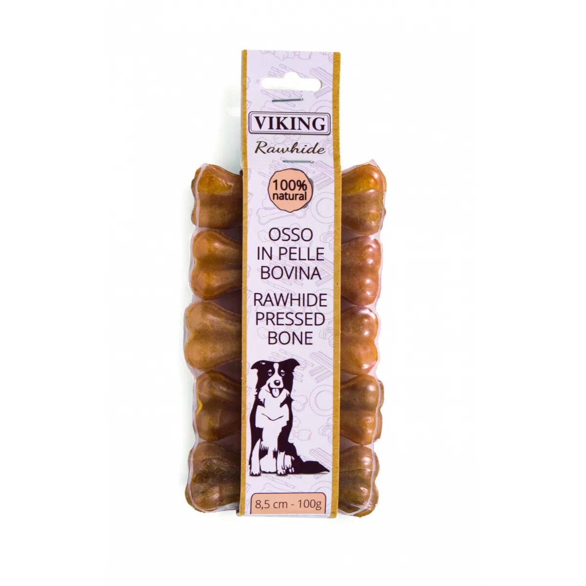 Leopet Viking Os Piele Presata XS-M Vită punguță recompense fără cereale câini 100g