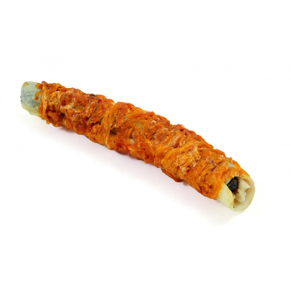 Leopet Viking Rawhide Roll Filled M-XL Pui și Ficat de Vită punguță recompense fără cereale câini 100g