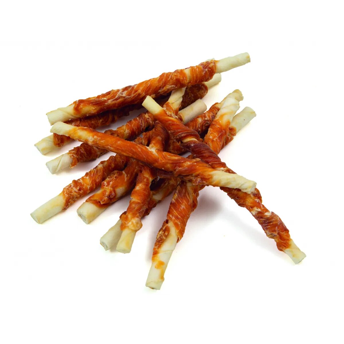 Leopet Viking Rawhide Sticks with Chicken M Pui și Vită punguță recompense fără cereale câini 80g