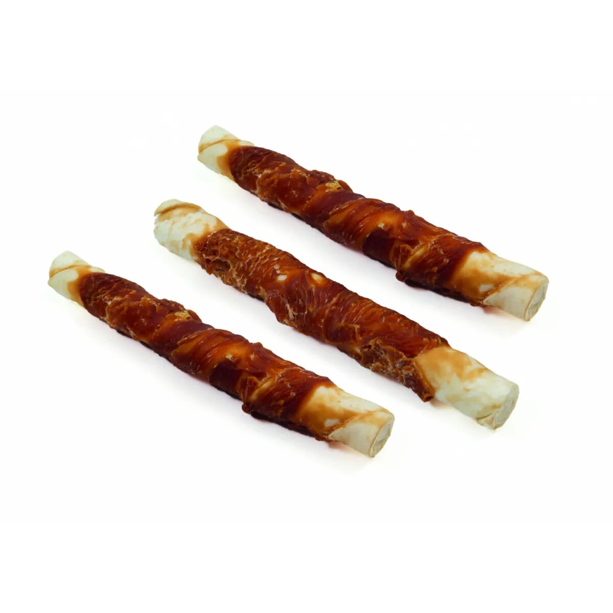 Leopet Viking Rawhide Sticks with Chicken M-XL Pui și Vită punguță recompense fără cereale câini 140g