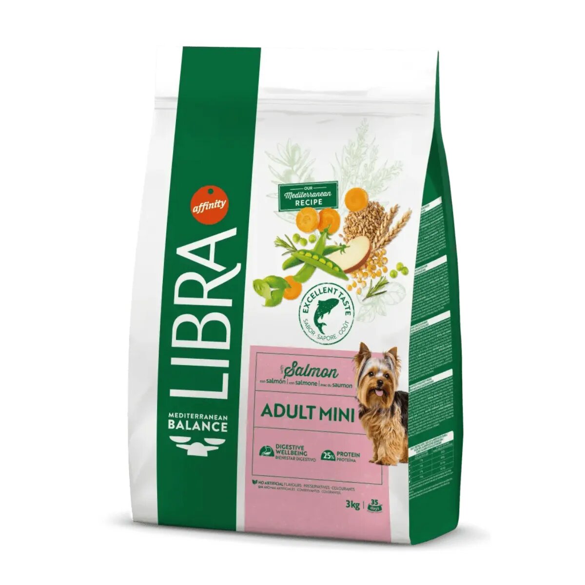 Libra Mediterranean Balance Mini Adult XS-S Somon hrană uscată câini 8kg