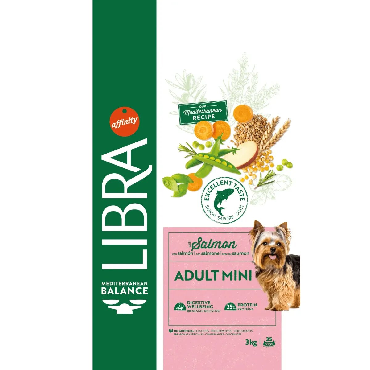 Libra Mediterranean Balance Mini Adult XS-S Somon hrană uscată câini 8kg