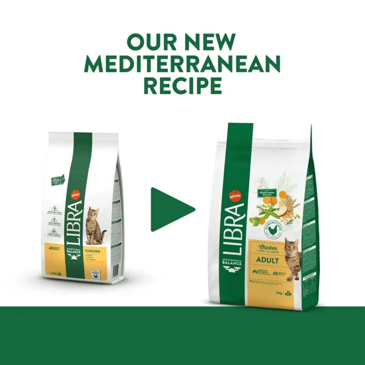 Libra Mediterranean Balance Pui și Fructe hrană uscată pisici 12kg