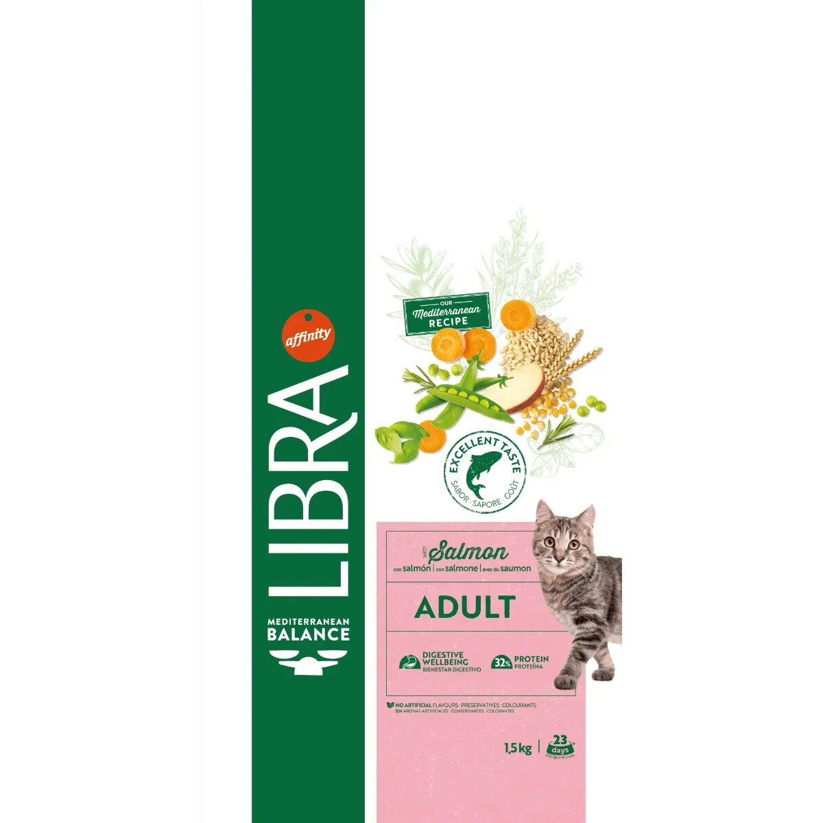 Libra Mediterranean Balance Somon hrană uscată pisici 12kg