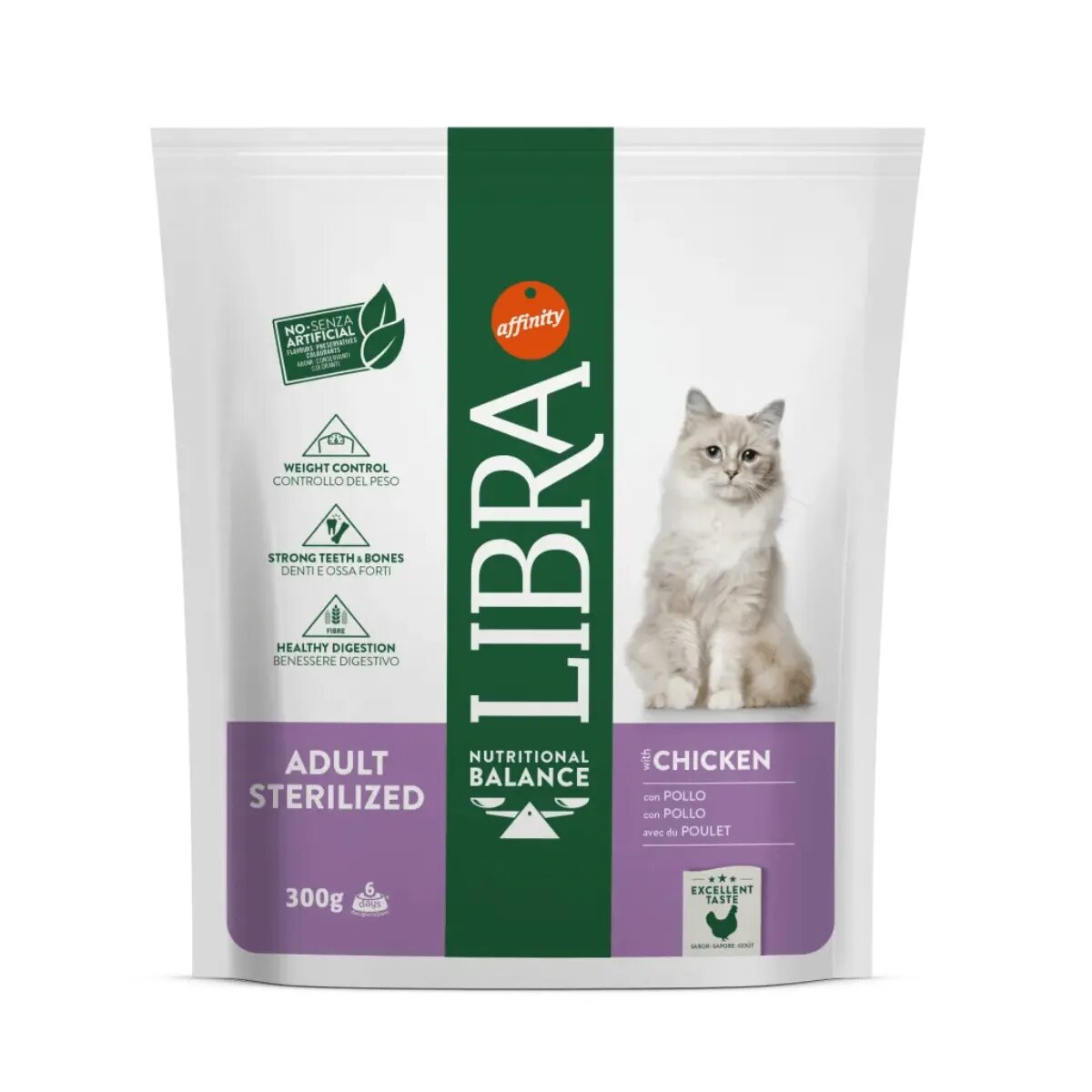 Libra Mediterranean Balance Sterilized Pui hrană uscată pisici sterilizate 12kg