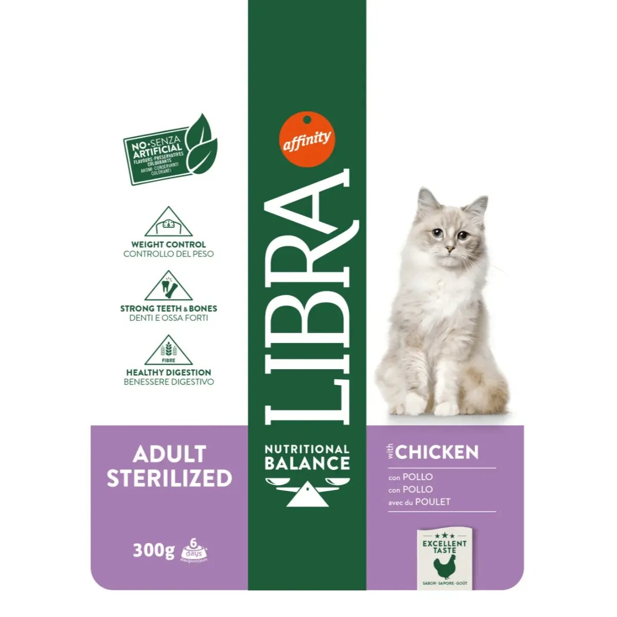 Libra Mediterranean Balance Sterilized Pui hrană uscată pisici sterilizate 12kg