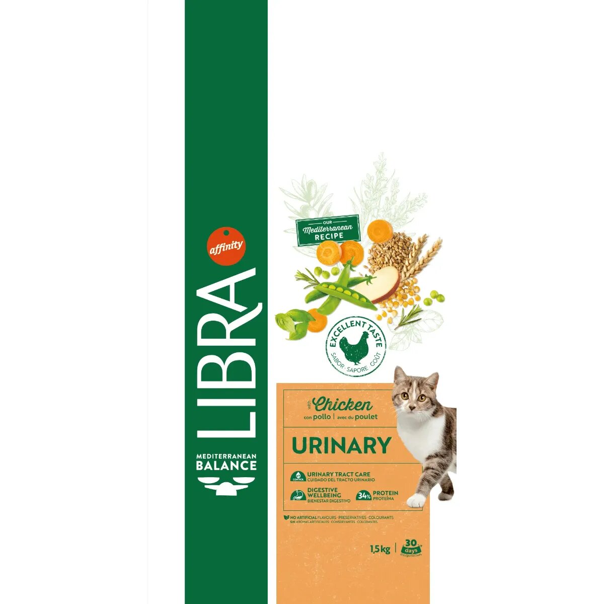Libra Mediterranean Balance Urinary Pui hrană uscată pisici sistem urinar 8kg