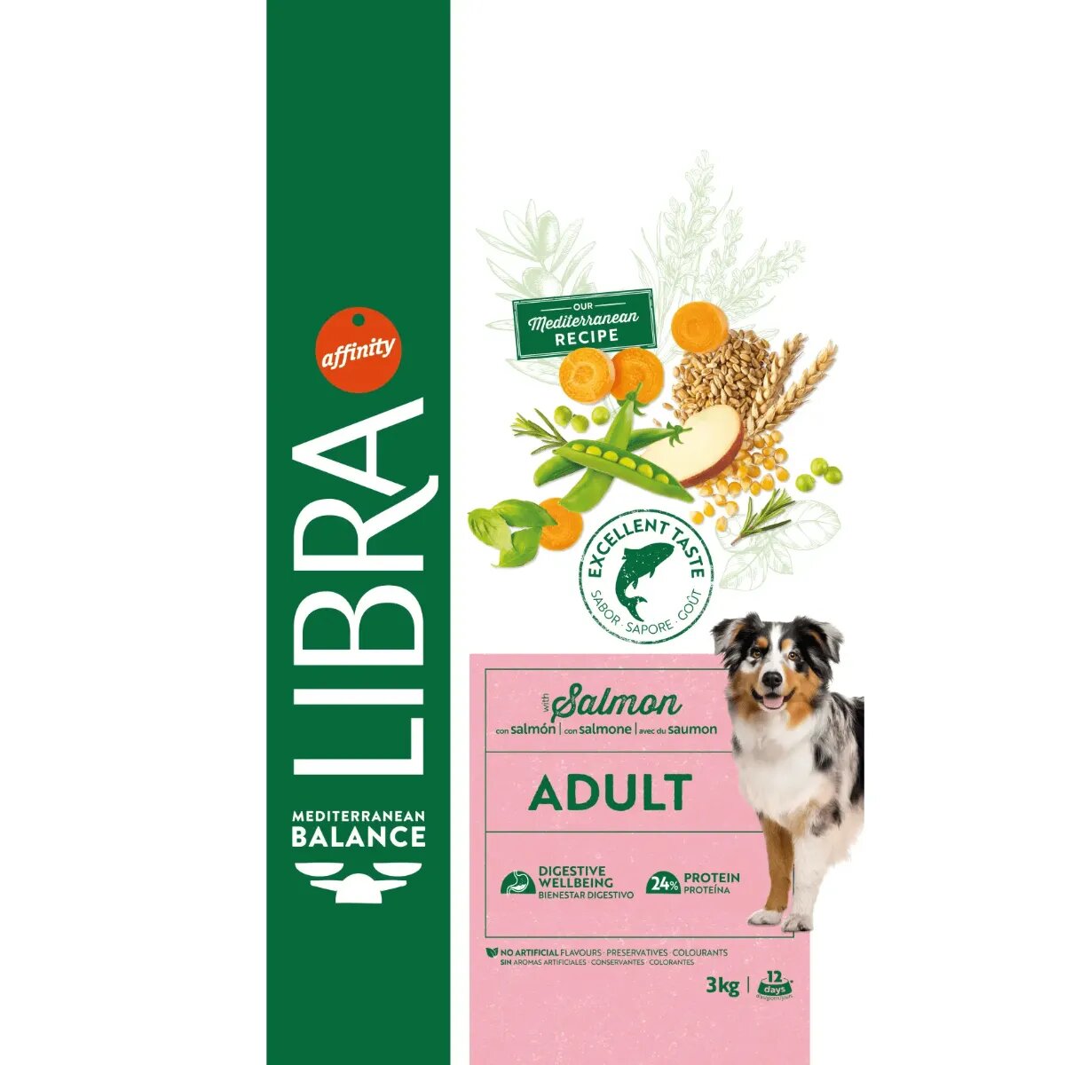 Libra Mediterranean Balance XS-XL Somon hrană uscată câini 14kg