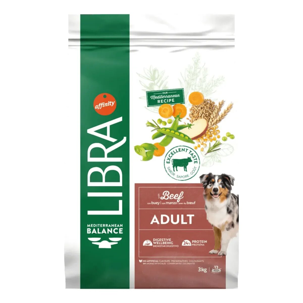 Libra Mediterranean Balance XS-XL Vită hrană uscată câini 14kg