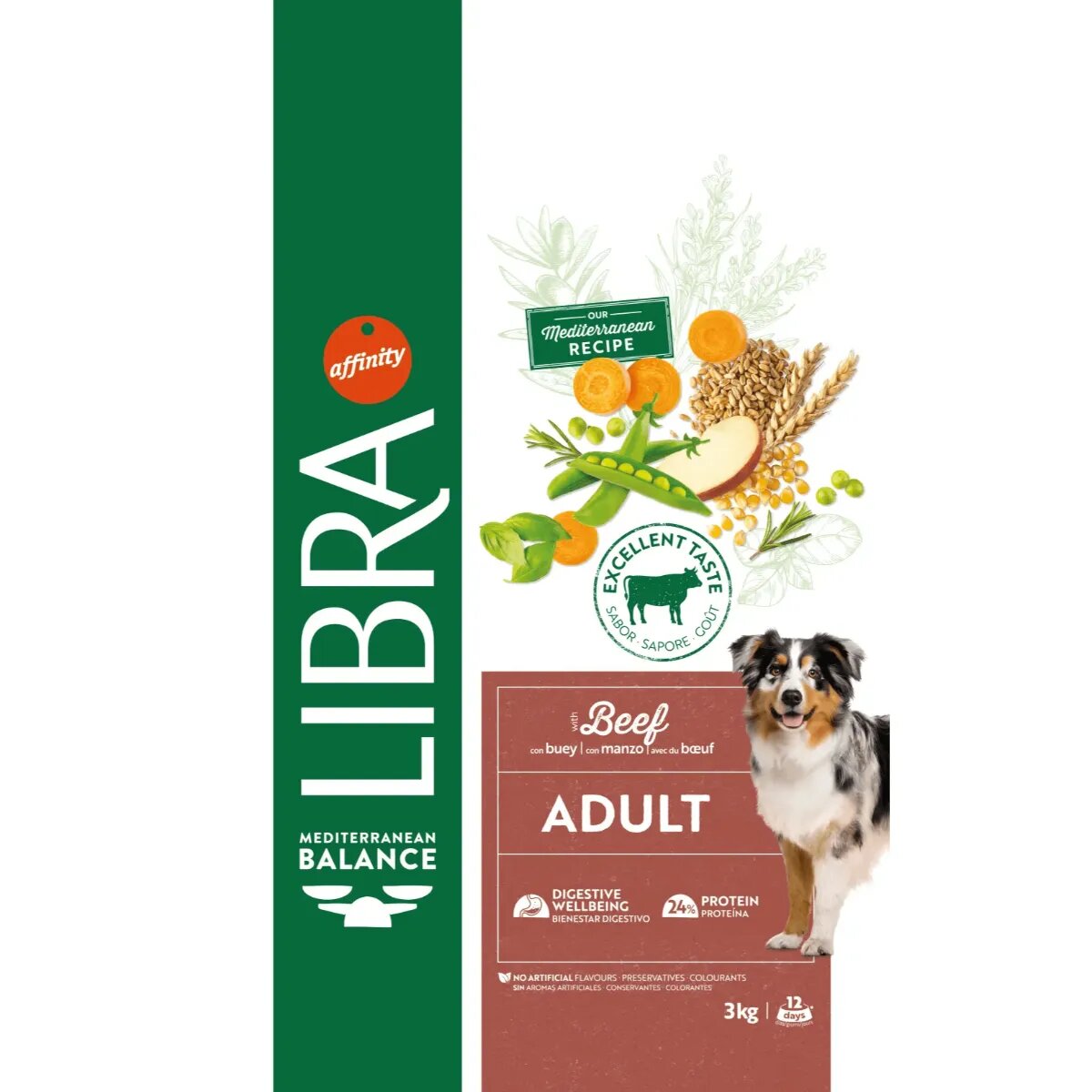 Libra Mediterranean Balance XS-XL Vită hrană uscată câini 14kg