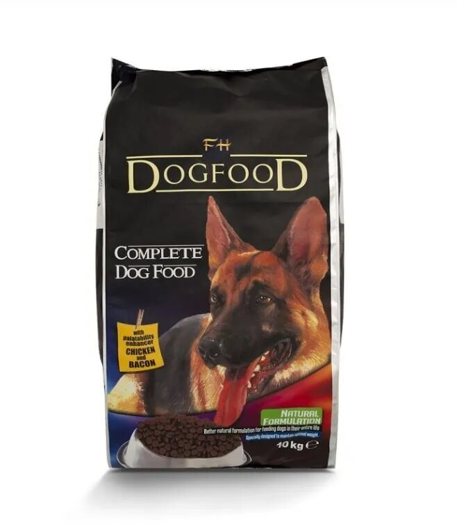 Ljubimetz DOG FOOD S-XL Pui și Bacon hrană uscată câini10 kg