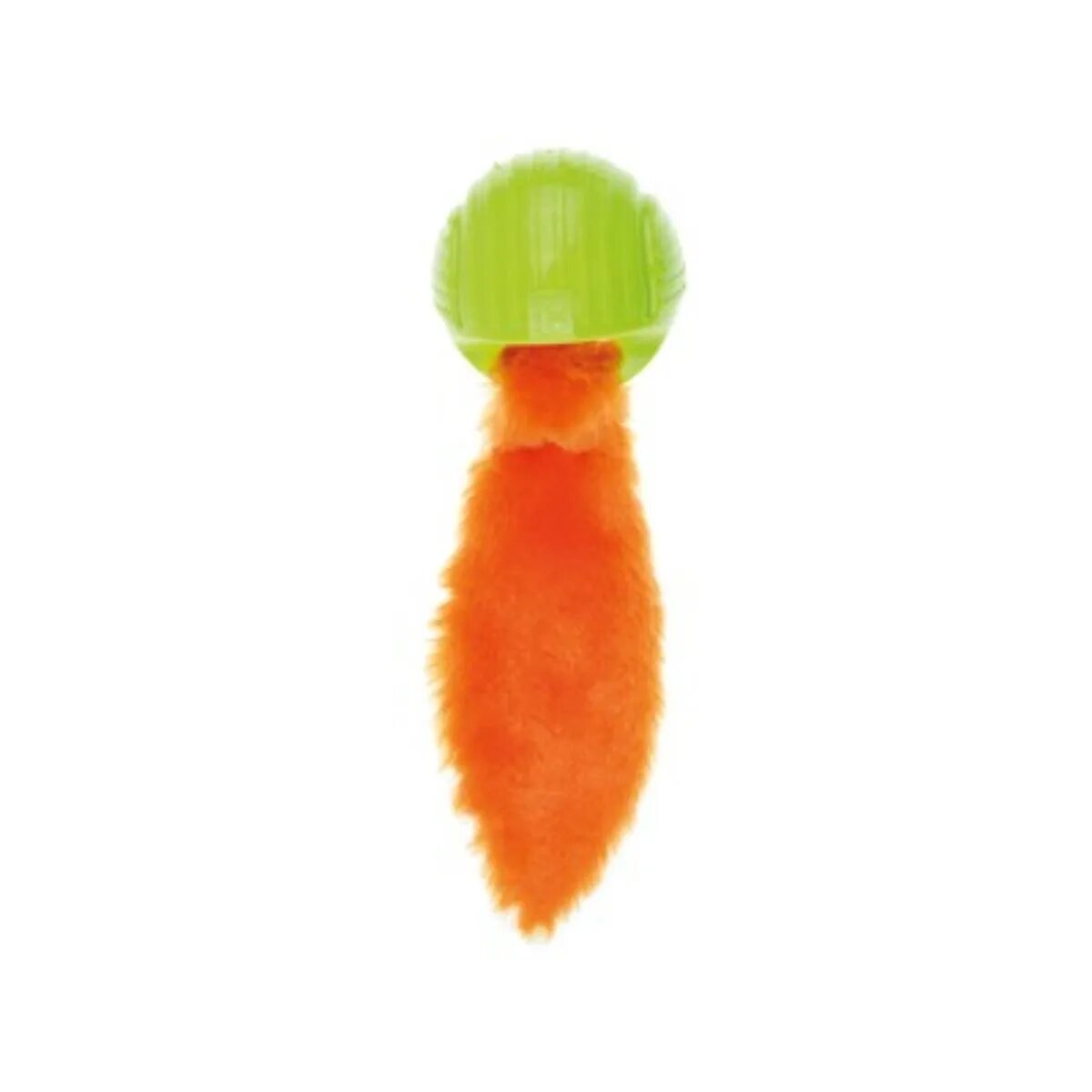 M-PETS Foxball jucărie minge câini activități fizice cauciuc Foxball jucărie minge câini XS-M activități fizice cauciuc portocaliu și verde 24.7cm