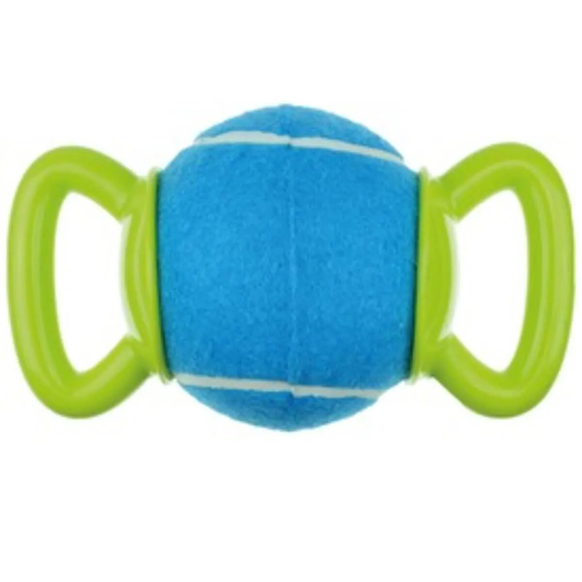 M-PETS Handy Ball jucărie minge câini activități fizice cauciuc Handy Ball jucărie minge câini S-L activități fizice cauciuc verde și albastru ⌀12.7cm