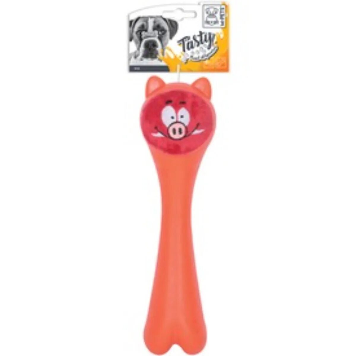 M-PETS Rob jucărie interactivă câini eliberare recompense cauciuc Rob jucărie interactivă câini XS-L eliberare recompense cauciuc portocaliu 23.5cm
