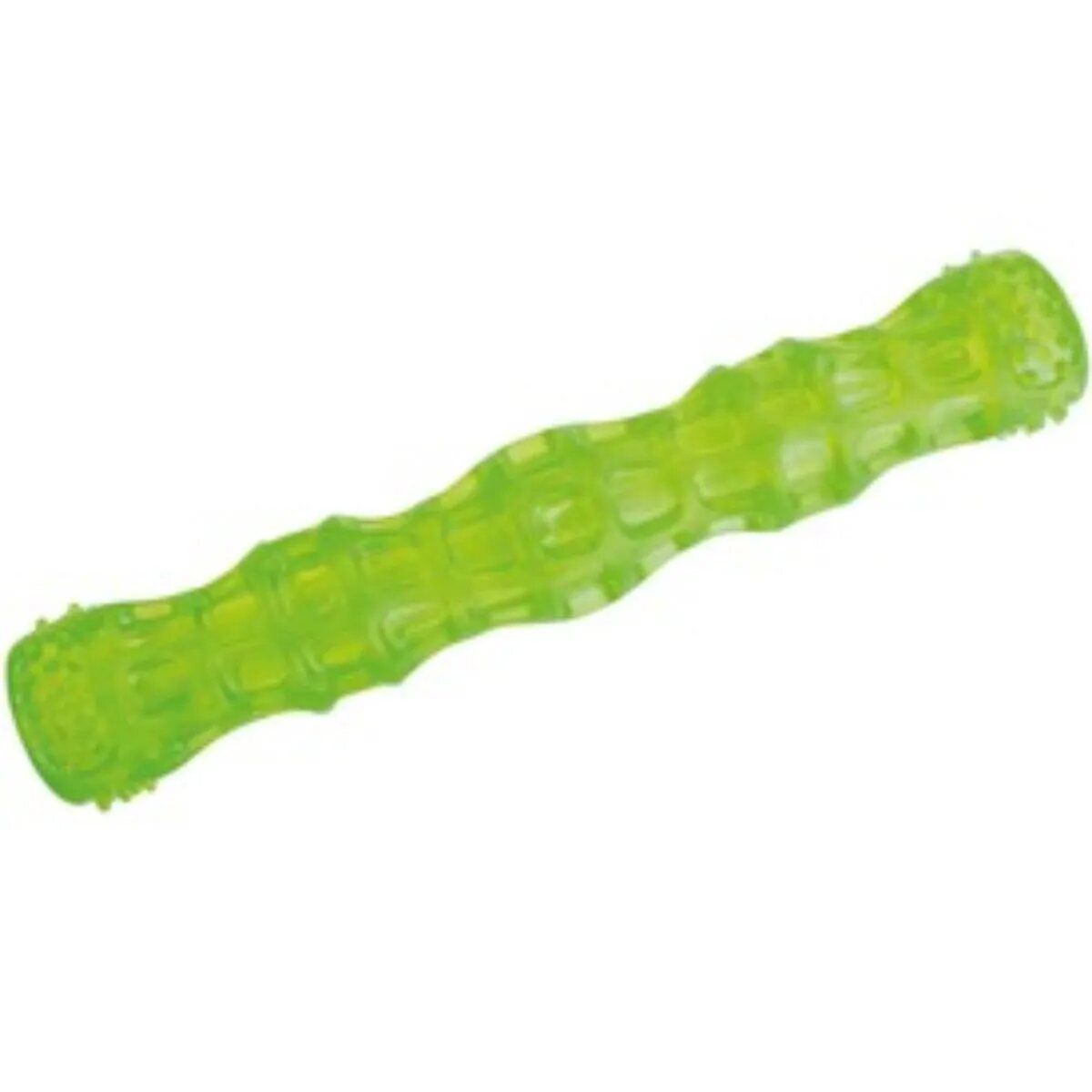 M-PETS Squeaky Stick jucărie de ros câini S-M dentiție cauciuc verde 27.3cm