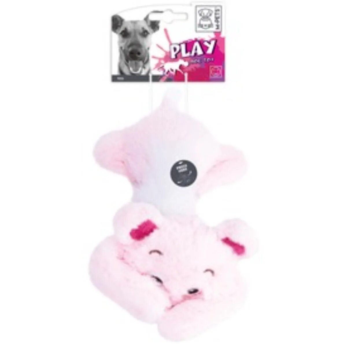 M-PETS Tess jucărie de pluș câini M-XL activități fizice pluș roz 36cm