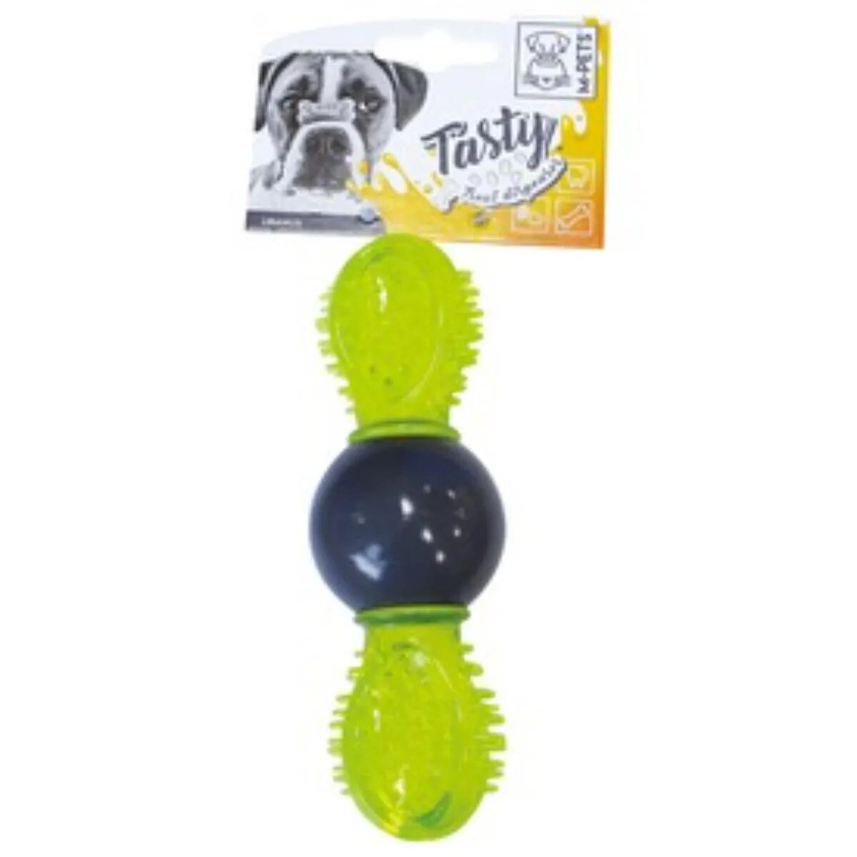 M-PETS Uranus jucărie interactivă câini eliberare recompense dentiție cauciuc Uranus jucărie interactivă câini S-L eliberare recompense dentiție cauciuc verde 16.5cm