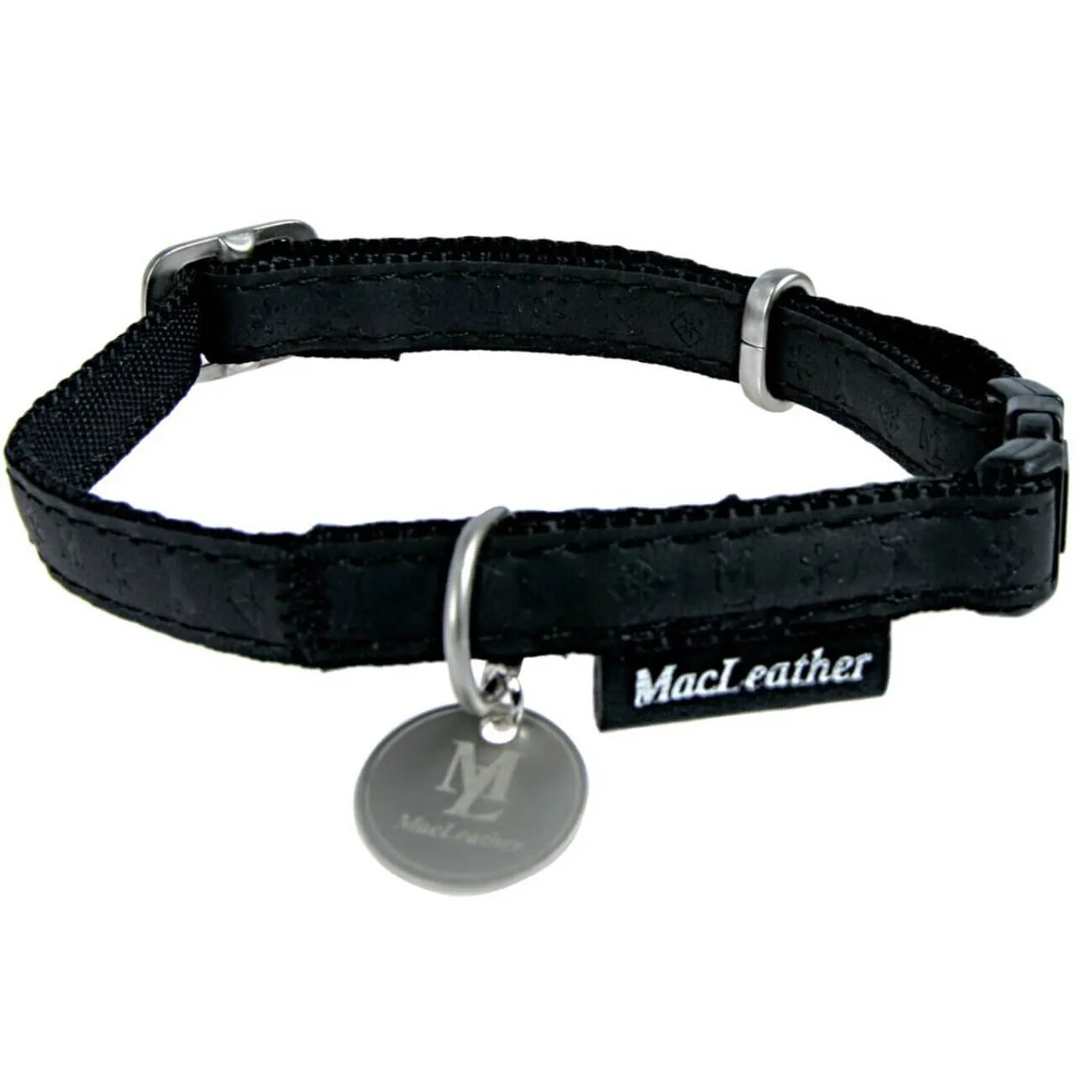 Macleather Zgarda Pentru Caini Negru 20mm