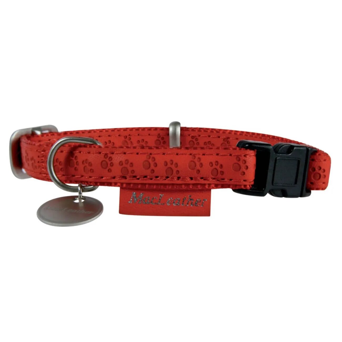 Macleather Zgarda Pentru Caini Rosu 15mm