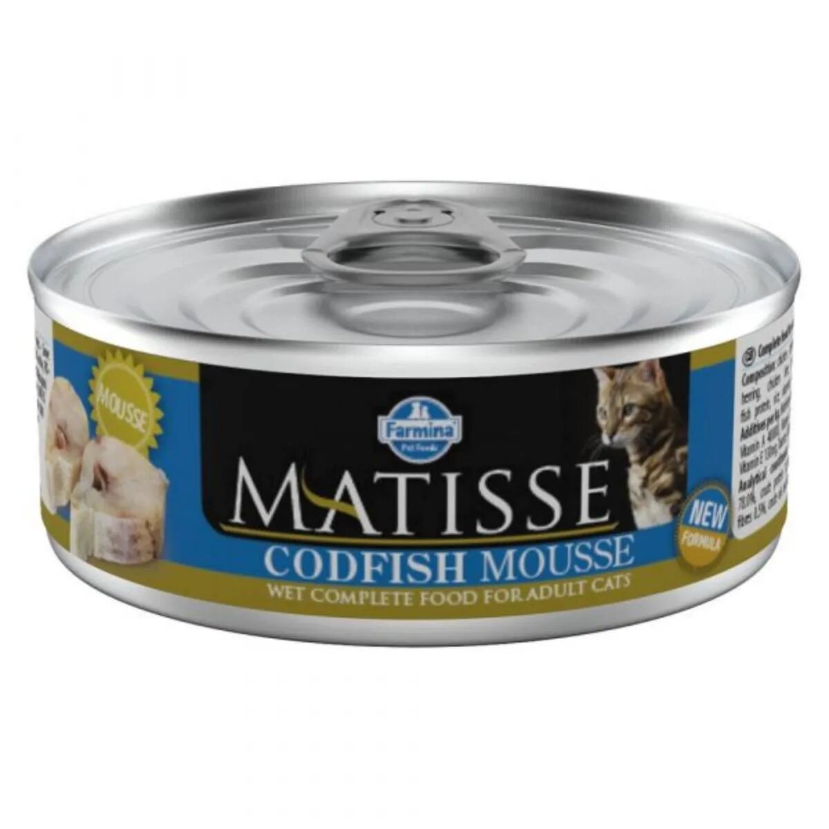 Matisse Cod conservă hrană umedă pisici (pate) 85g