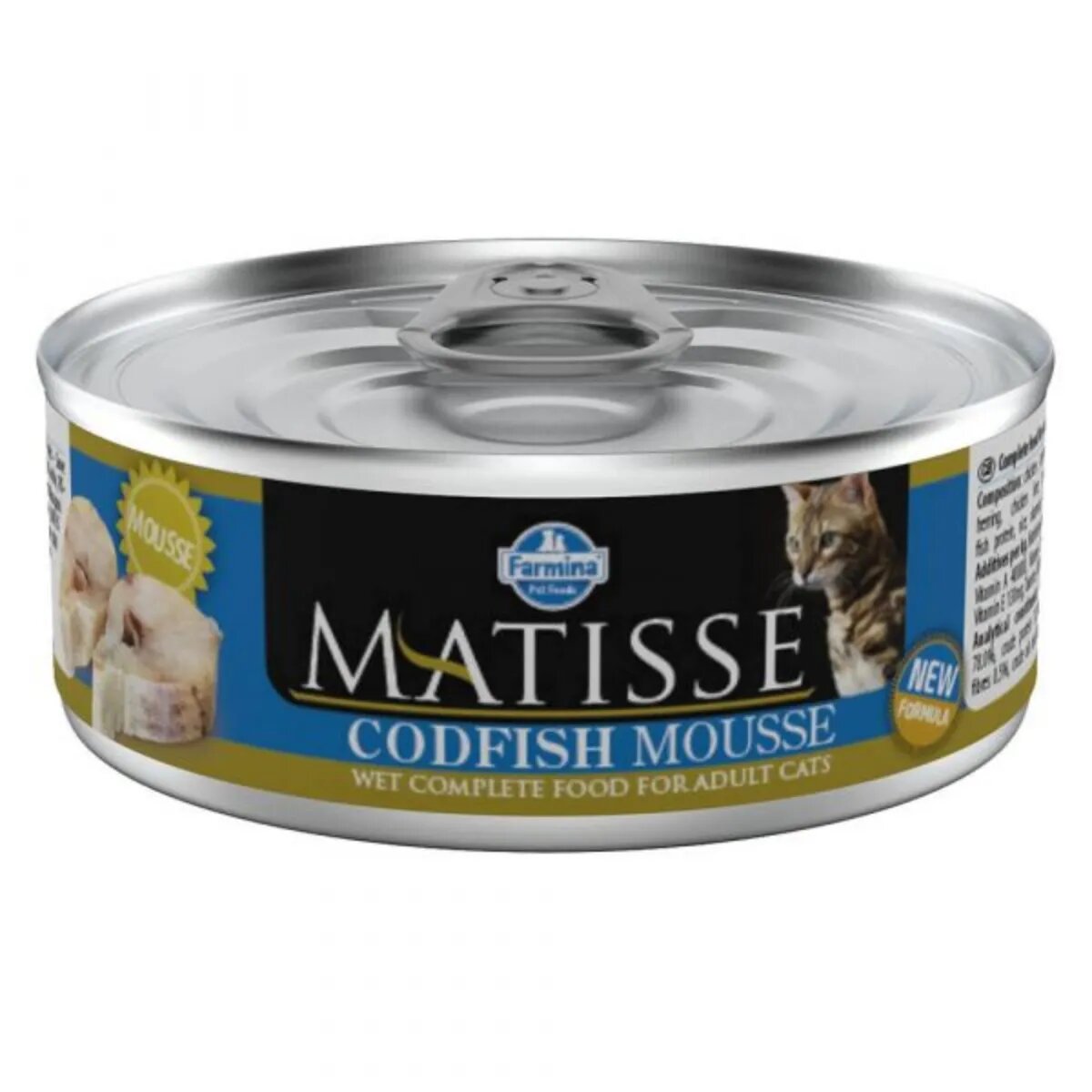Matisse Cod conservă hrană umedă pisici (pate) 85g