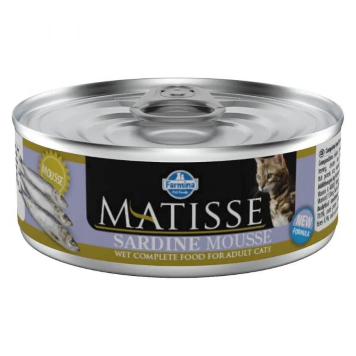 Matisse Sardine conservă hrană umedă pisici (pate) 85g