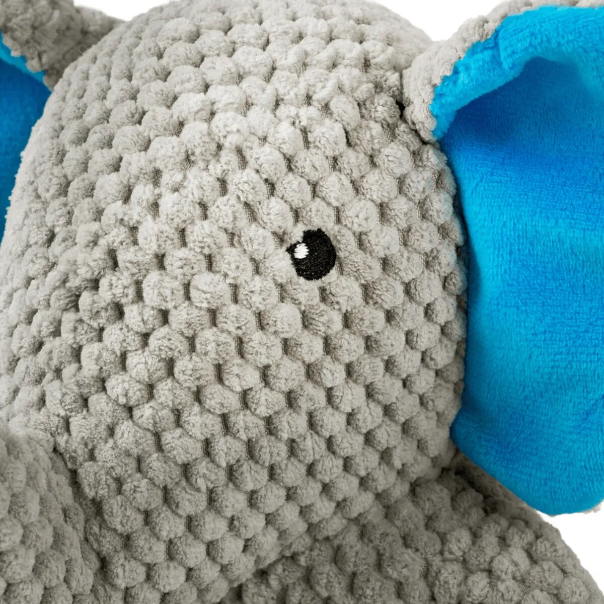 MAX & MOLLY Huggles Elefant Susi jucărie de aport câini activități fizice cu sunet poliester albastru și gri 28x23cm 1buc