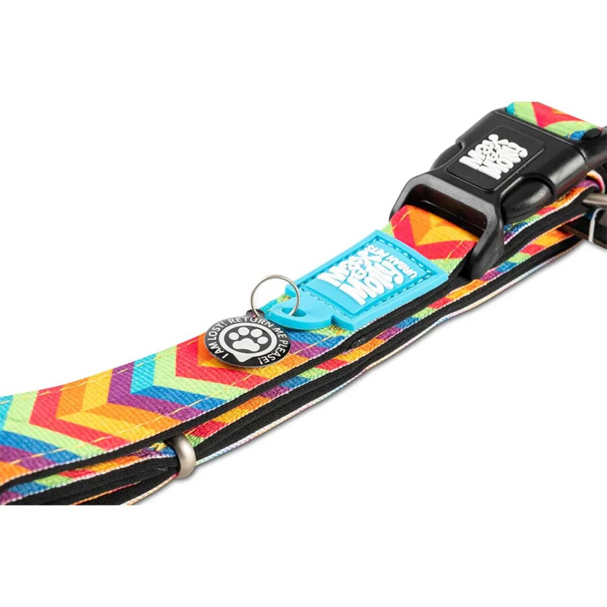 MAX & MOLLY Smart ID Summertime zgardă câini ajustabilă poliester portocaliu cataramă trident S(28-45 x 1.5cm)