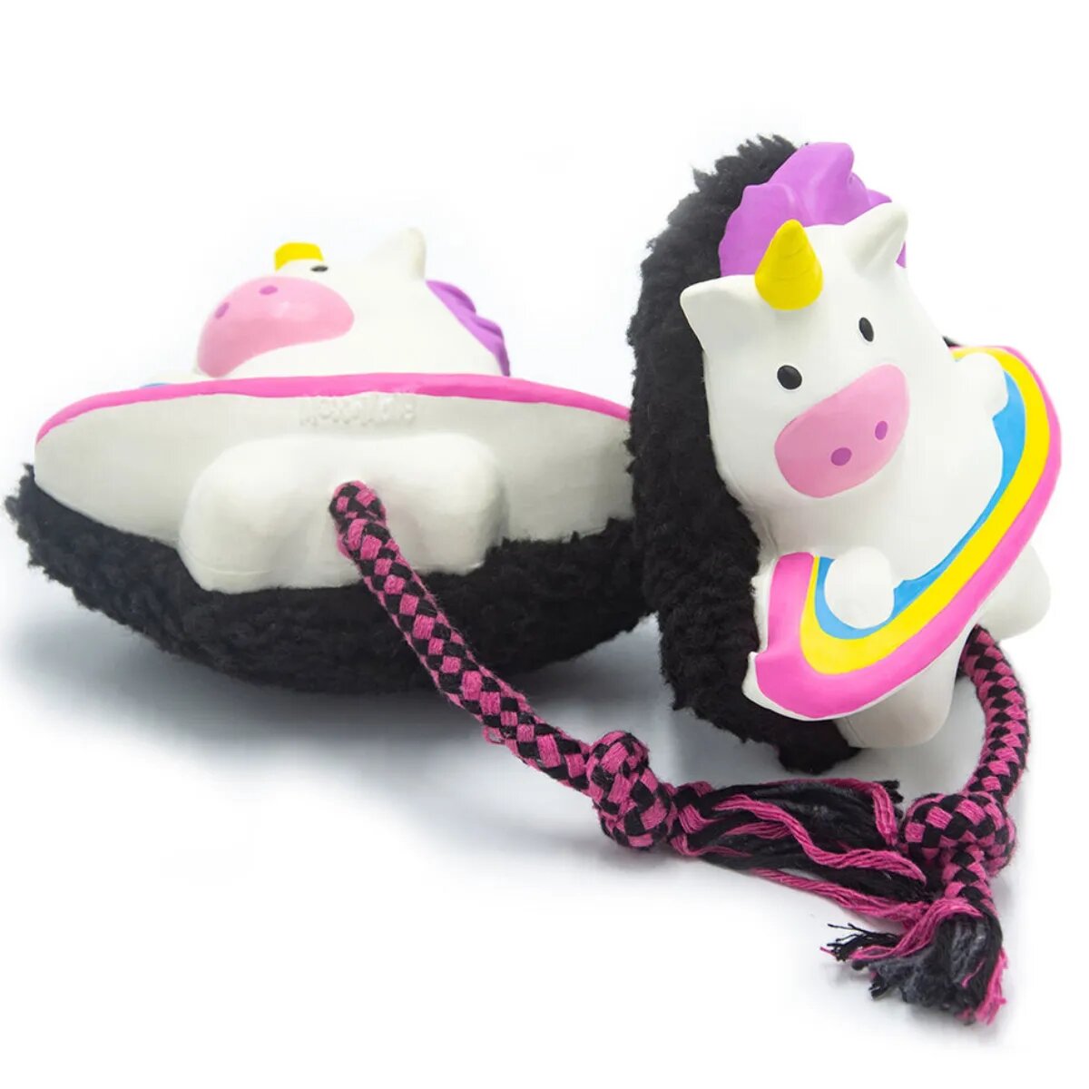 MAX & MOLLY Snuggles Magic Mikey jucărie de aport câini dentiție cu sunet poliester alb și multicolor 1buc