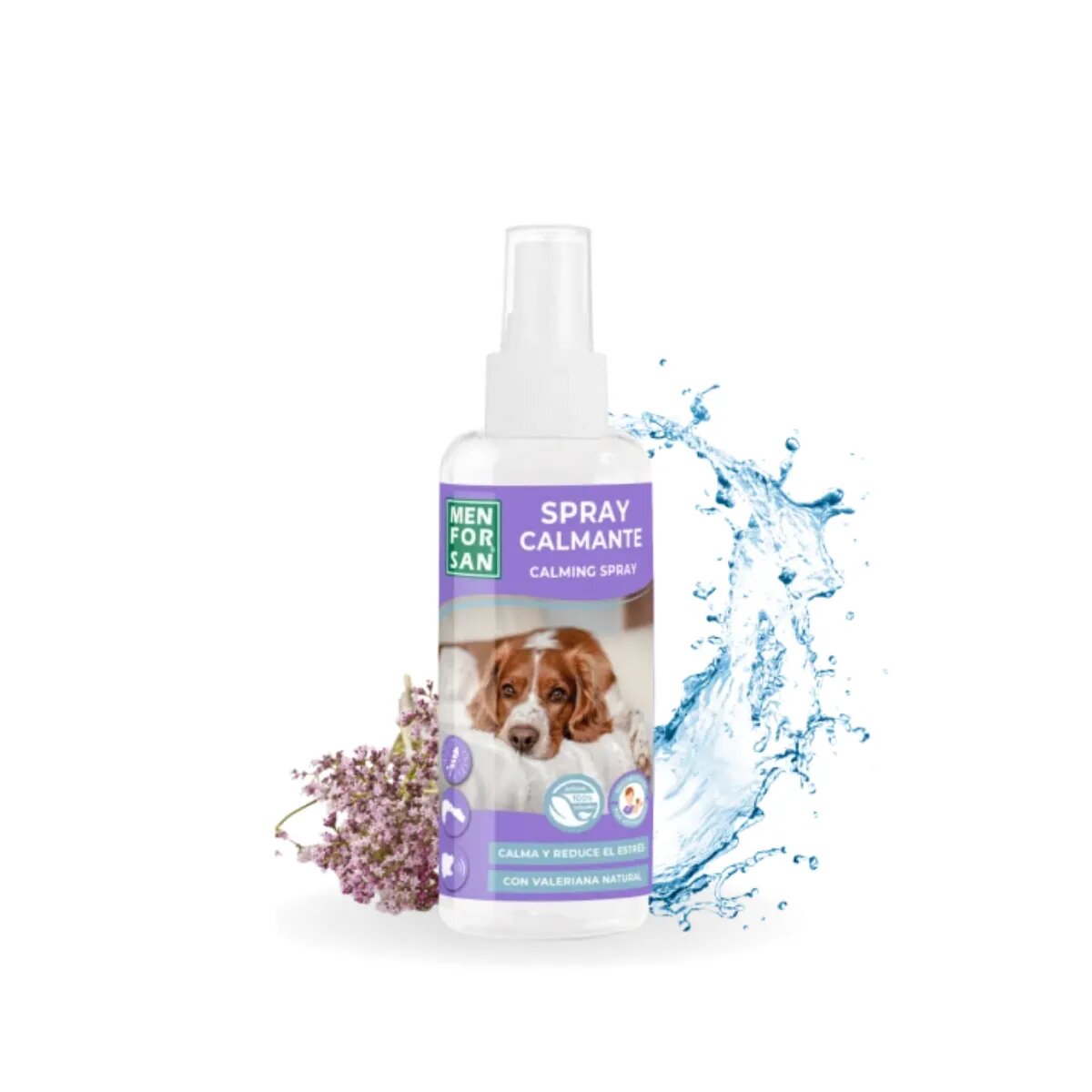 Menforsan Spray Calmant supliment sistem nervos & calmante câini spray Spray Calmant XS-XL supliment sistem nervos & calmante câini flacon 60ml spray
